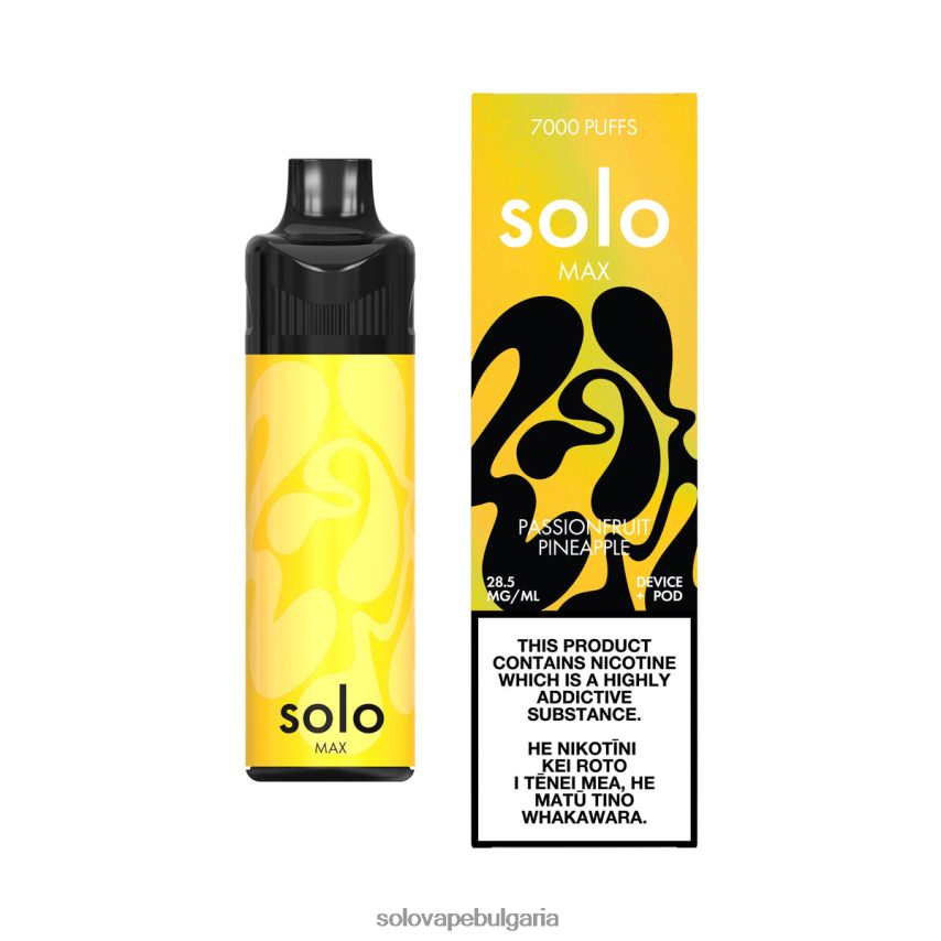 Solo MAX шушулка комплект маракуя ананас - Solo E Liquid 6LN0L469