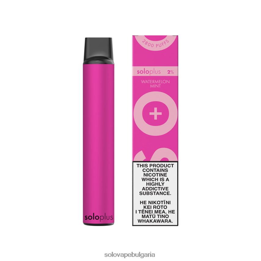 Solo Plus вейп за еднократна употреба диня мента - Solo Disposable Vape 6LN0L428