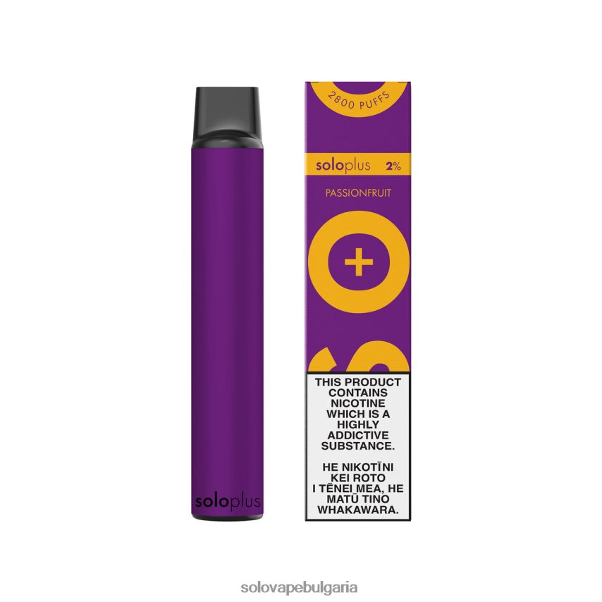 Solo Plus вейп за еднократна употреба маракуя - Solo Vape Bulgaria 6LN0L429