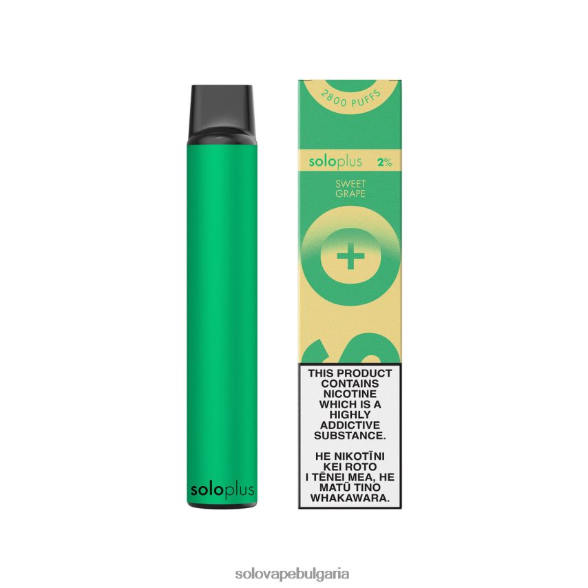 Solo Plus колекция вейп рай за еднократна употреба сладко грозде - Solo Vape Цена 6LN0L440