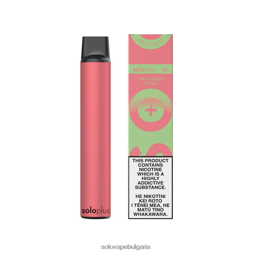 Solo Plus колекция вейп рай за еднократна употреба ягодова гуава - Solo Vape България 6LN0L437