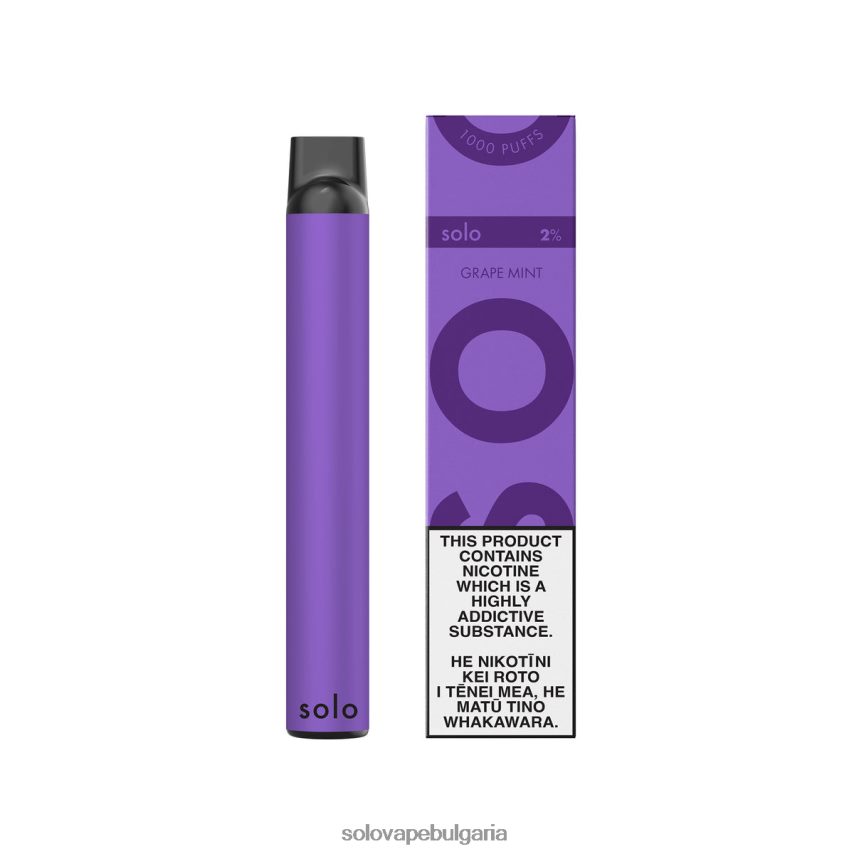 Solo вейп за еднократна употреба гроздова мента - Solo Disposable Vape 6LN0L47