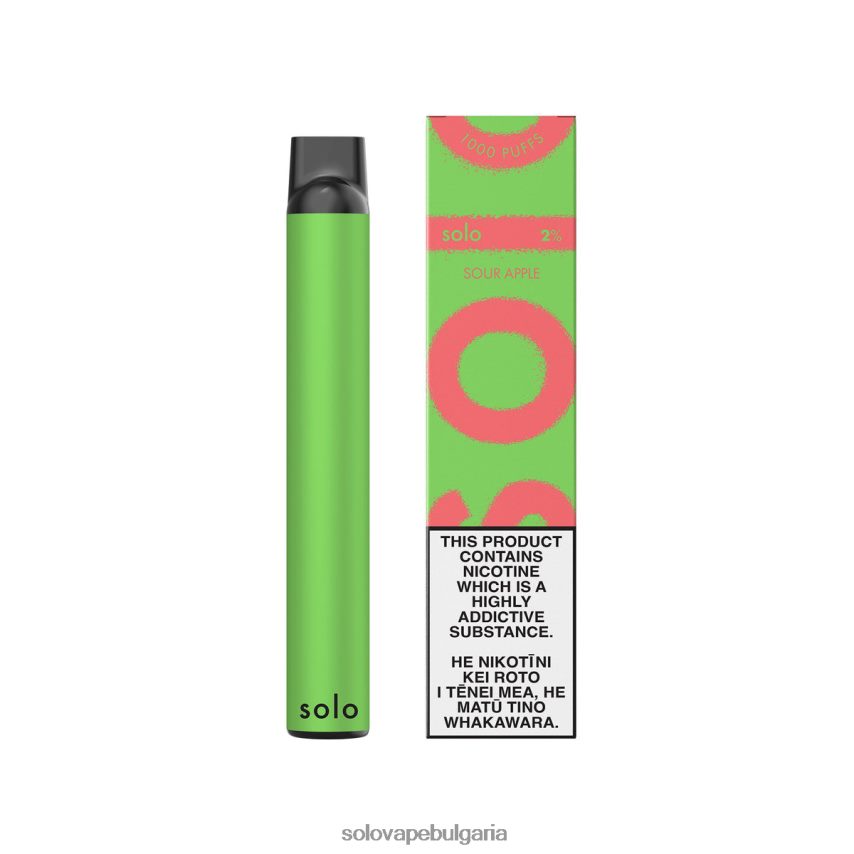 Solo вейп за еднократна употреба кисела ябълка - Solo Vape Цена 6LN0L45