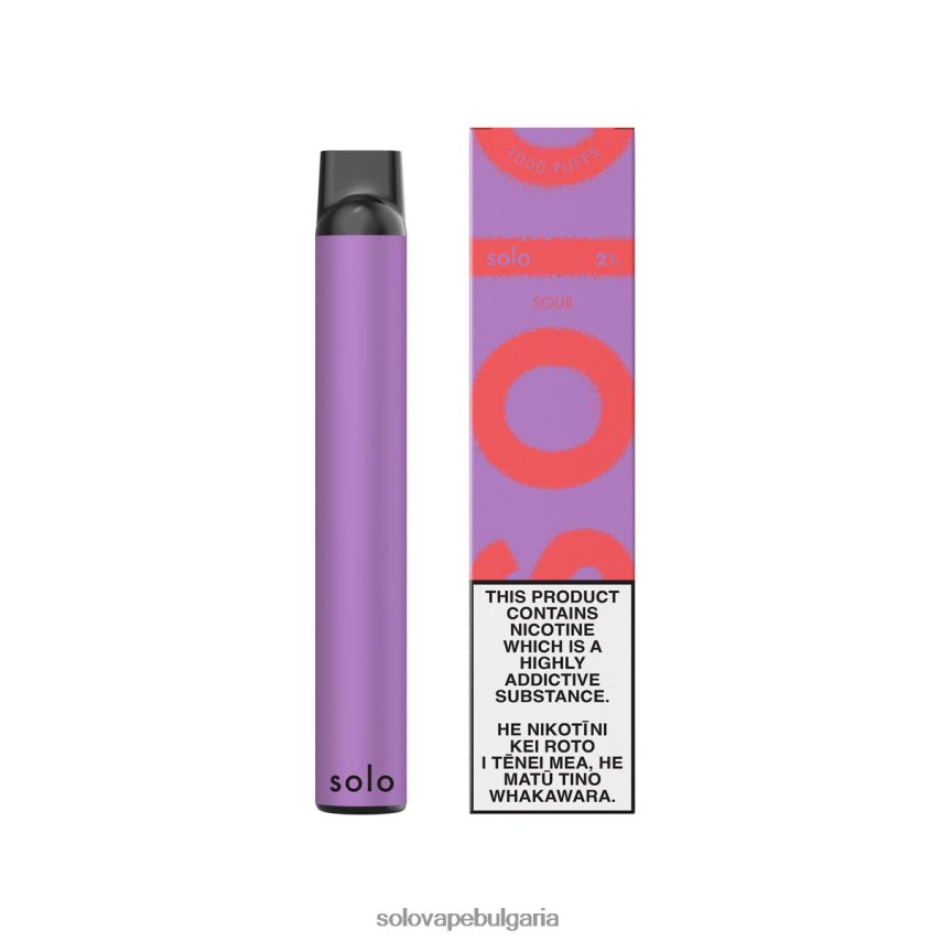 Solo вейп за еднократна употреба кисело - Solo Vape София 6LN0L43