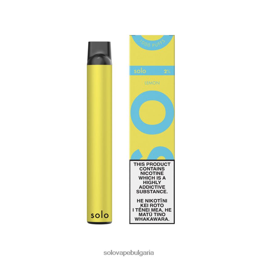 Solo вейп за еднократна употреба лимон - Solo Vape Bulgaria 6LN0L415