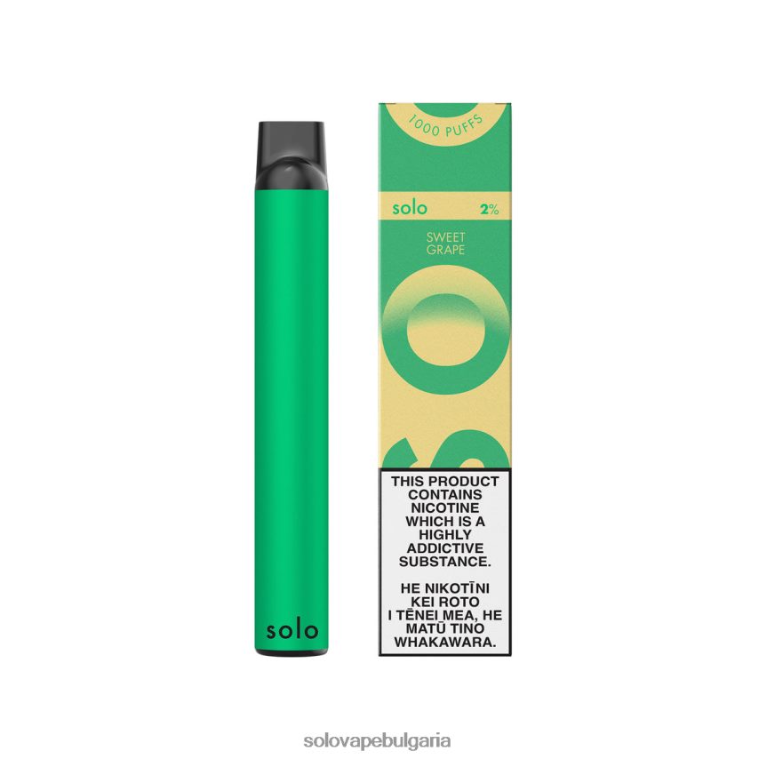 Solo колекция вейп рай за еднократна употреба сладко грозде - Solo E Liquid 6LN0L420