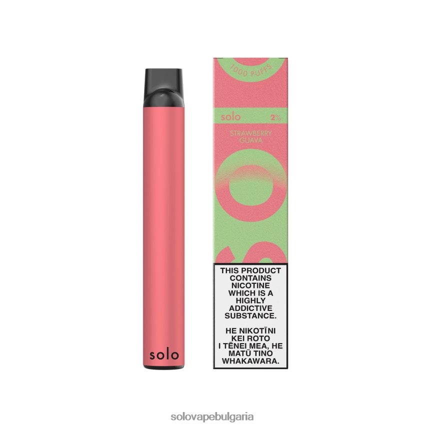 Solo колекция вейп рай за еднократна употреба ягодова гуава - Solo Disposable Vape 6LN0L421