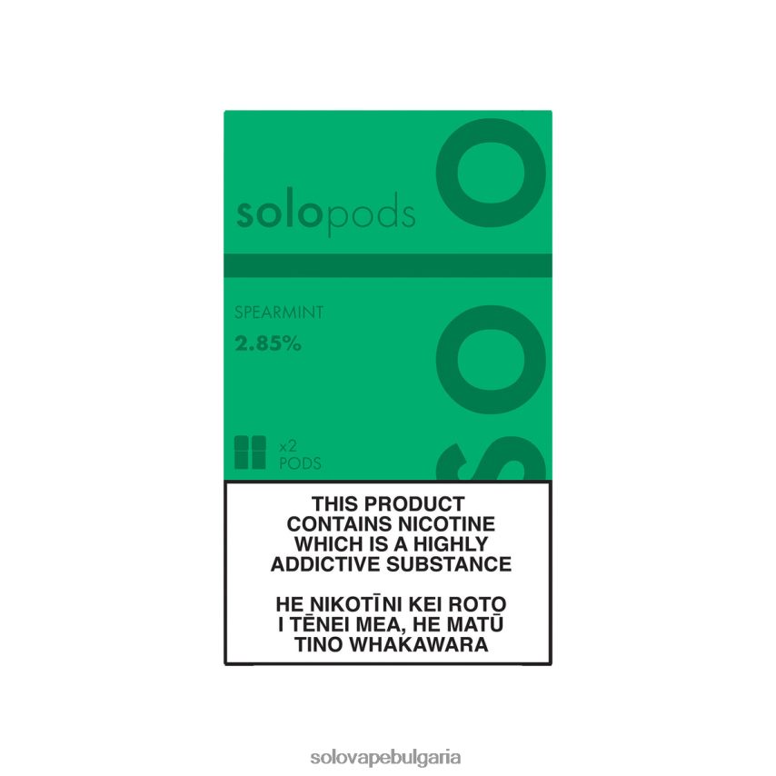 Solo резервна капсула 2-пак мента - Solo E Liquid 6LN0L462